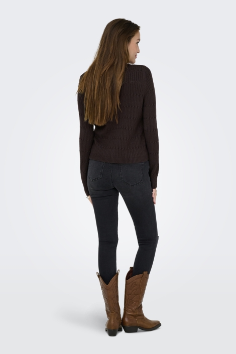 Only onlkatia life ls vneck cardi knt no